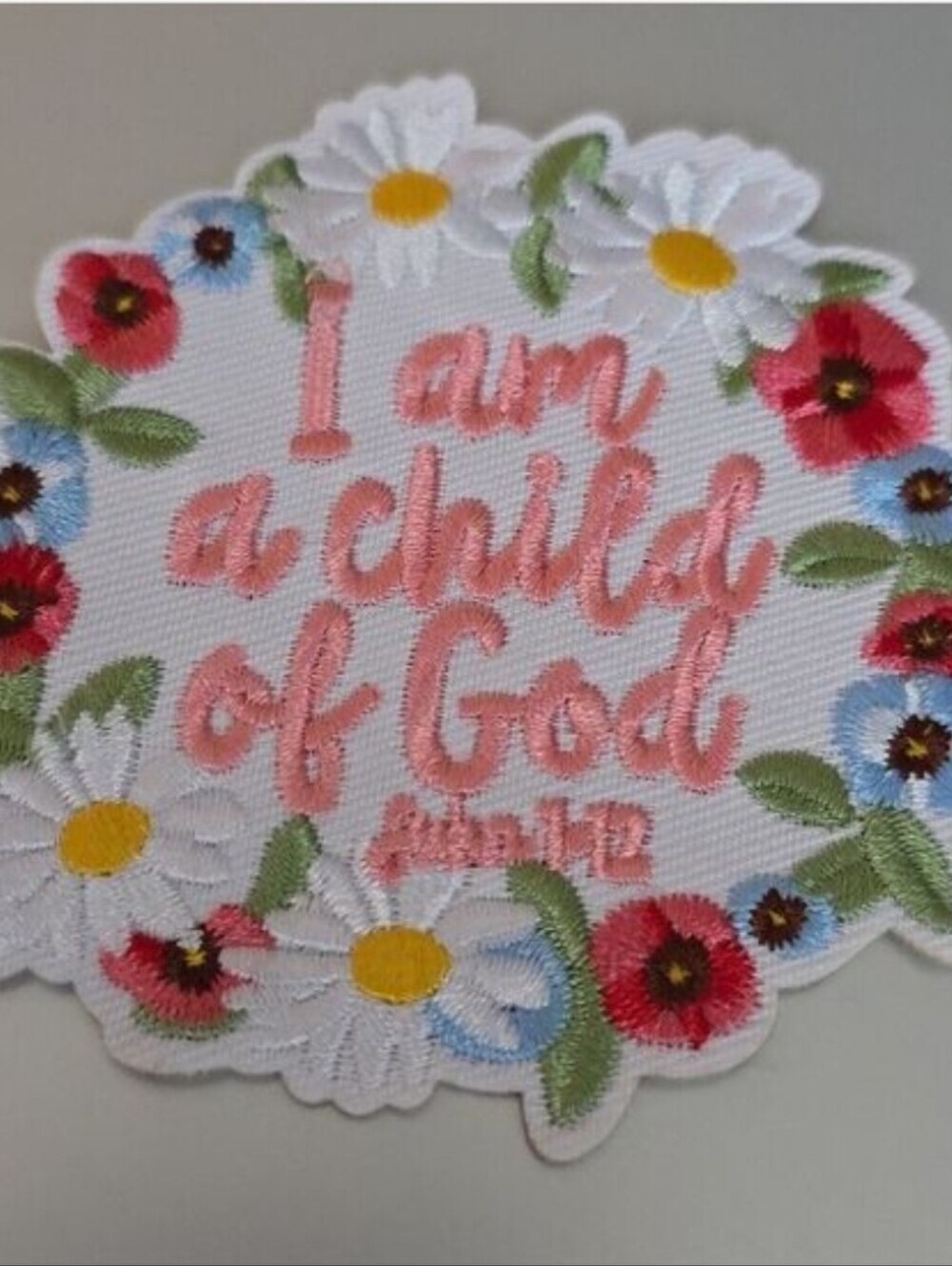 I AM A CHILD OF GOD IRON ON